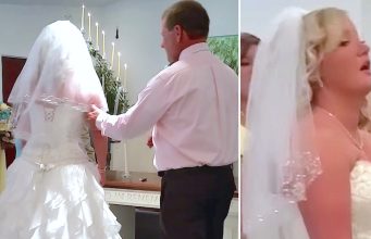 VIDEO: Mladenka se spremala izgovoriti ”Da” a onda je mladoženja zgrabio njenu ruku i pozvao još nekoga na oltar