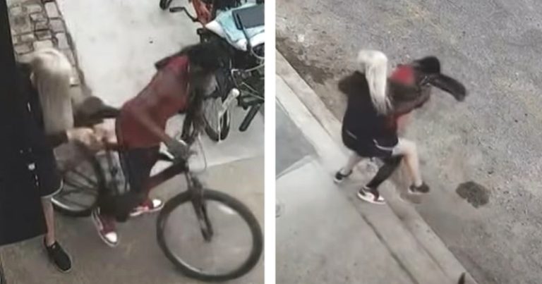 Lopov na biciklu je htio ukrasti mobitel od ove djevojke, ali nije imao pojma da ona ima crni pojas!