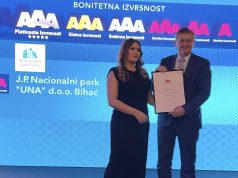 Nacionalni park “Una” nagrađen AA ocjenom za 2023. godinu