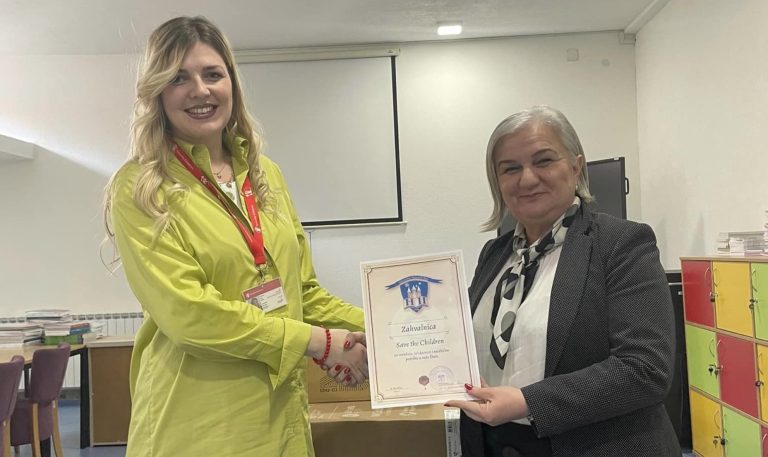 “Save the Children” donirao vrijednu opremu OŠ “Harmani II” u Bihaću