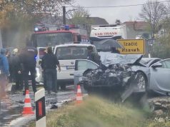 Saobraćajna nesreća prema Izačiću!
