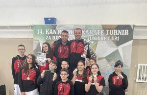 Karate klub Bihać – sjajno drugo mjesto u ukupnom poretku na turniru u Bužimu