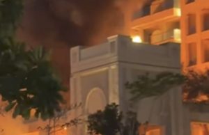 VIDEO: Novi napad na Dubai, gori luksuzan hotel. Snimljen trenutak udara