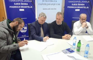 Nastavljeno zapošljavanje djece šehida i poginulih branilaca u USK