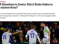 Nijemci pomno prate Zmajeve: “Hoće li Džeko izbaciti Italiju i gurnuti je u novu krizu?”