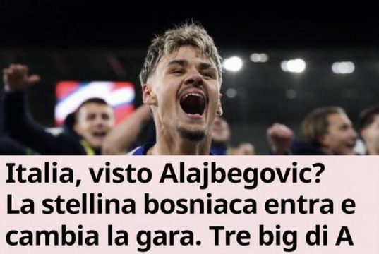 Gazzeta: Jeste li vidjeli Alajbegovića? Igrač za veliku scenu!