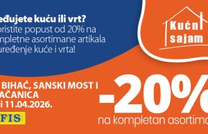 Kućni sajam FIS Ne propustite 20% popusta na asortiman za kuću i vrt!