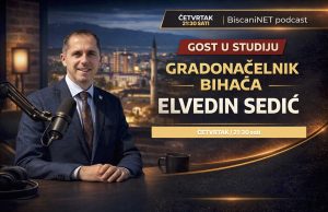U četvrtak od 21:30 sati: Gradonačelnik Bihaća Elvedin Sedić gost u BiscaniNET podcastu