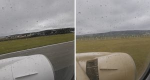Nova snimka incidenta u Splitu: Putnici snimili trenutak kad je avion izletio s piste