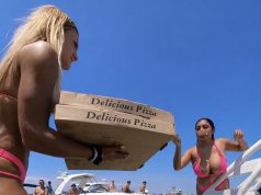 VIDEO: Milioni gledaju dostavu pizze na moru: Sve je visilo o jednoj sekundi