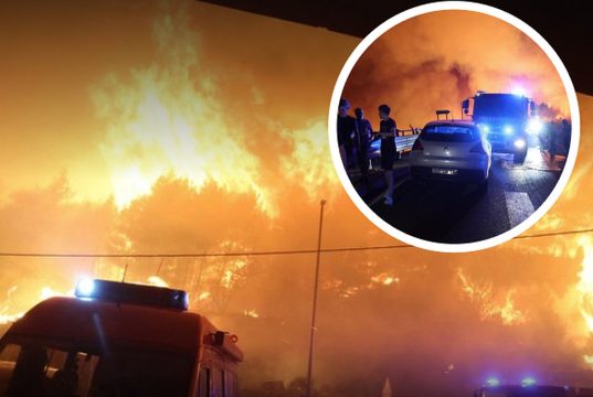 Katastrofalan požar kod Omiša: 36 povrijeđenih, gorjele kuće, automobili i brodice