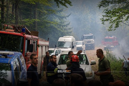 Nastavlja se borba s požarom na Plješevici: Dronom locirana žarišta, čeka se nastavak djelovanja helikoptera