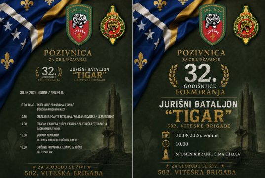 „Tigrovi“ obilježavaju 32 godine od formiranja: U nedjelju okupljanje pripadnika Jurišnog bataljona 502. viteške brigade