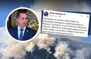 Sedić reagovao nakon najave dolaska helikoptera: „Stranka je ispred sistema, a javni interes na čekanju“