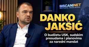 Danko Jakšić za BiscaniNET o budžetu USK, sudskim presudama i planovima za naredni mandat