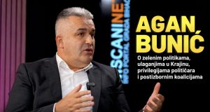 Agan Bunić o zelenim politikama, ulaganjima u Krajinu, privilegijama političara i postizbornim koalicijama